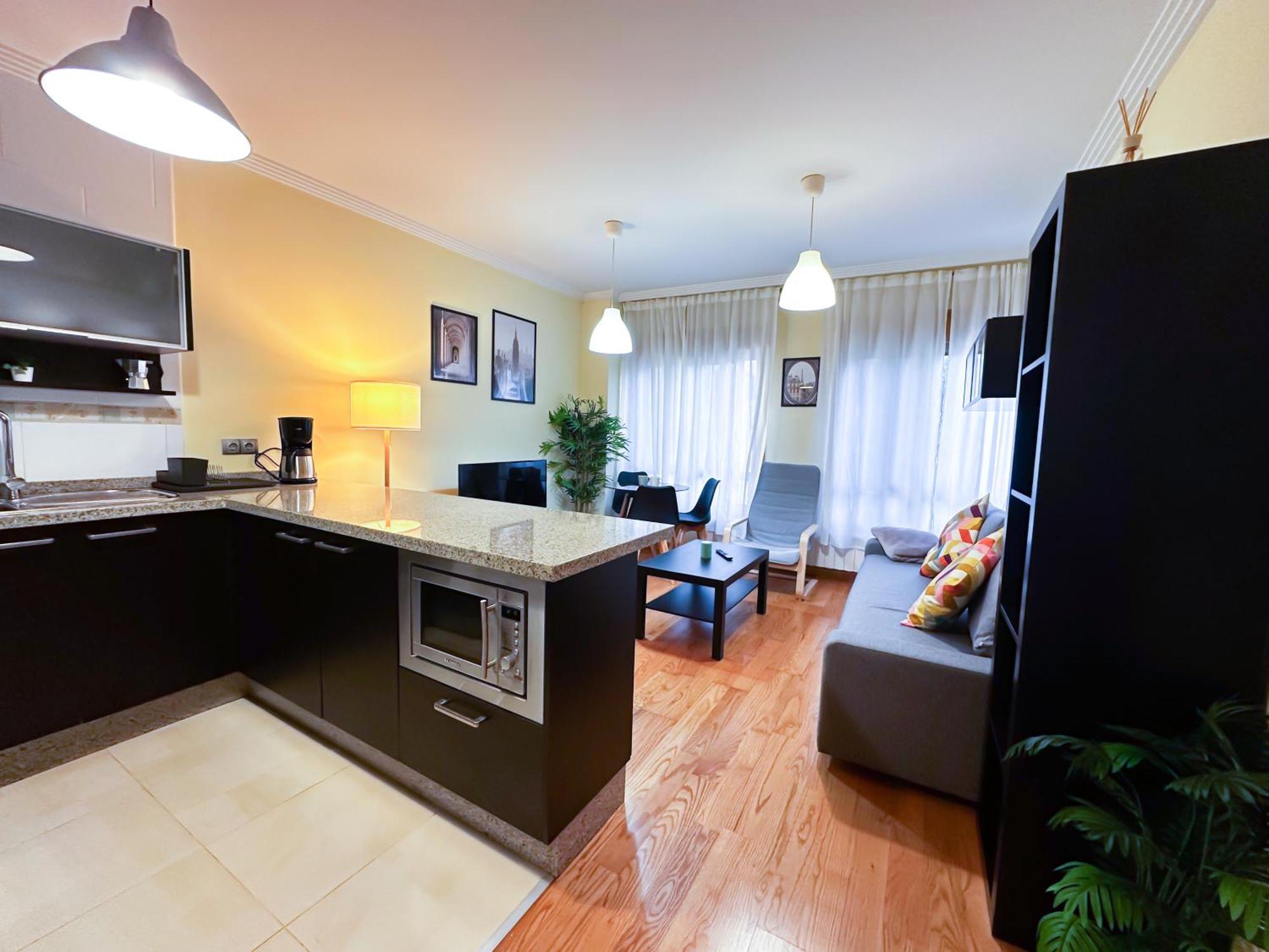 Apartamento Con Garaje, Centrico Y Luminoso Pontevedra Exteriör bild