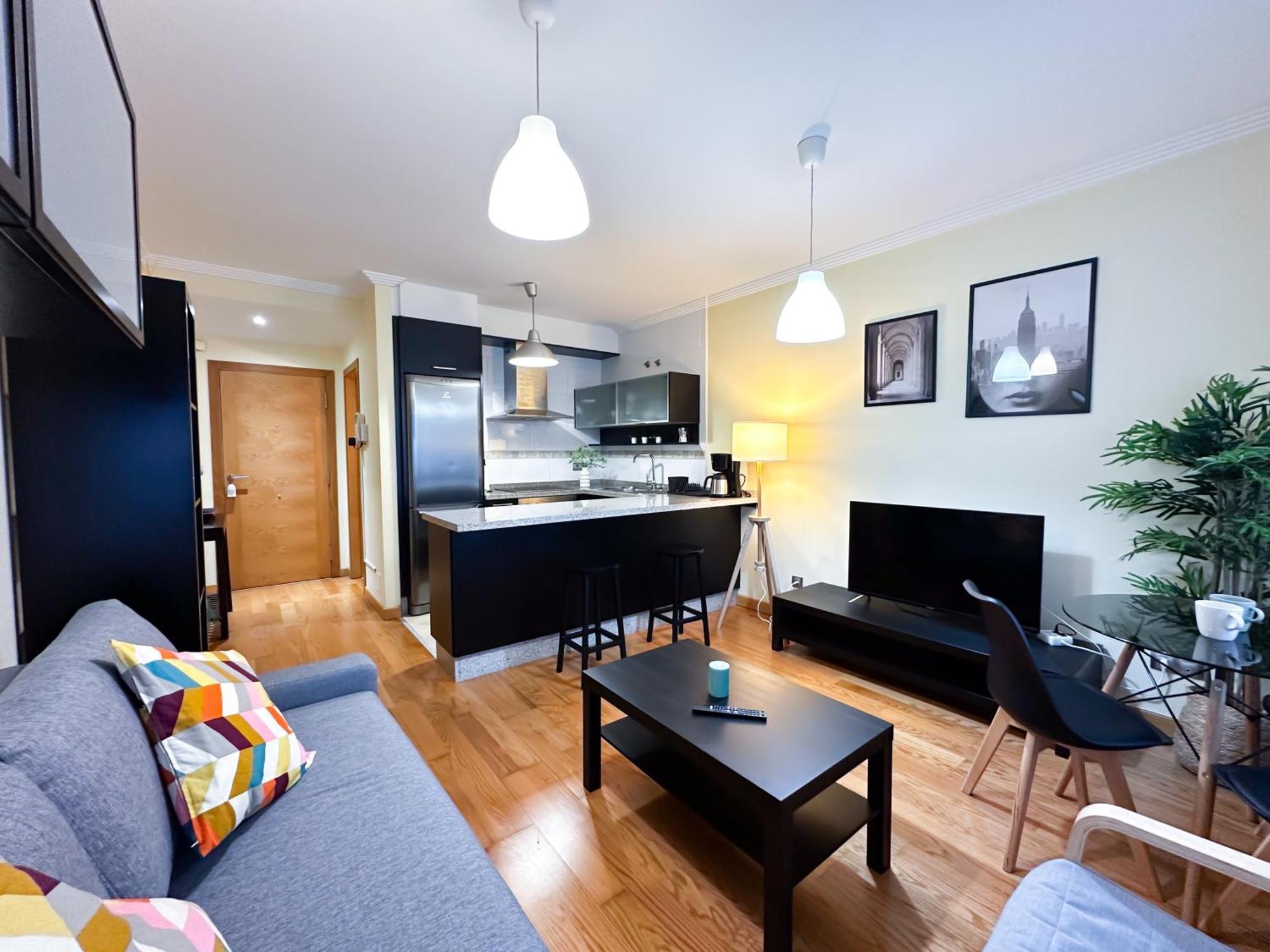 Apartamento Con Garaje, Centrico Y Luminoso Pontevedra Exteriör bild